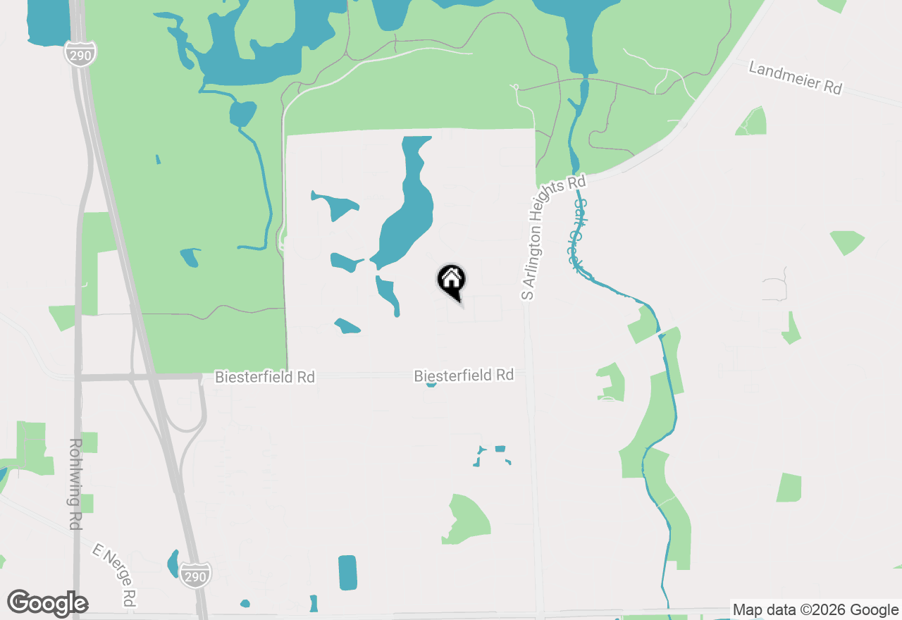 Map of 124 Boardwalk Street #GE, Elk Grove Village, IL 60007