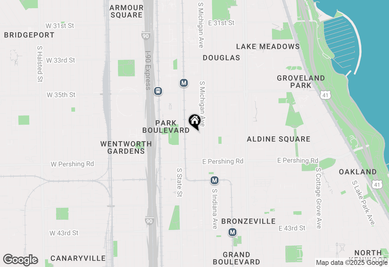 Map of 52 E 37th Place, Chicago, IL 60653