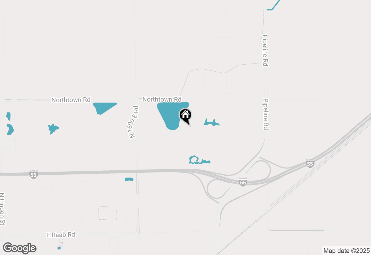 Map of 1315 Ironwood Cc Drive, Normal, IL 61761