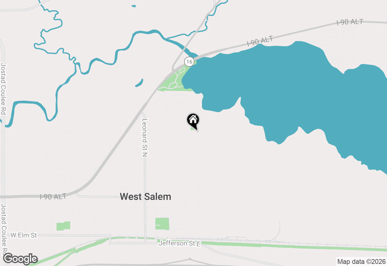 Map of 727 Mark St N, West Salem, WI 54669