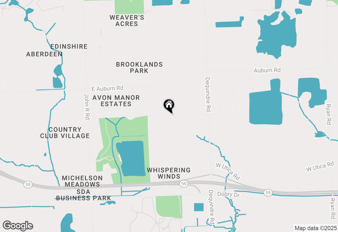 Map of 3196 Harrison Avenue, Rochester Hills, MI 48307