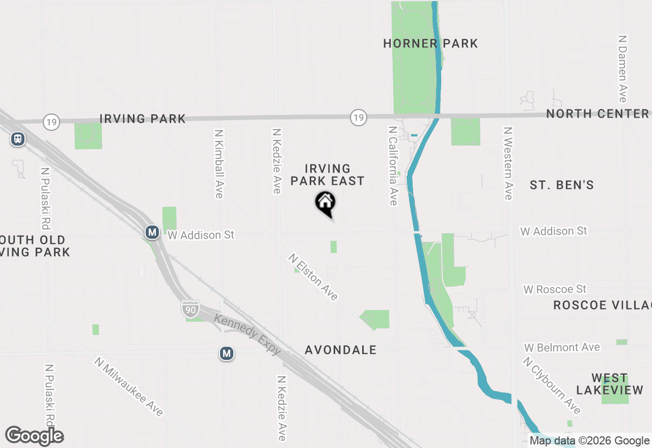 Map of 3617 N Whipple Street, Chicago, IL 60618