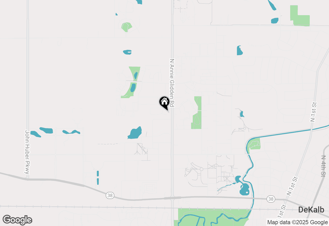 Map of 1206 University Drive, Dekalb, IL 60115