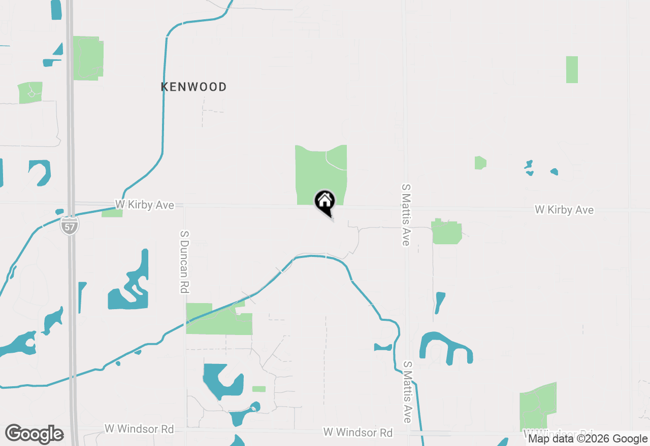Map of 2107 Rodney Drive, Champaign, IL 61821