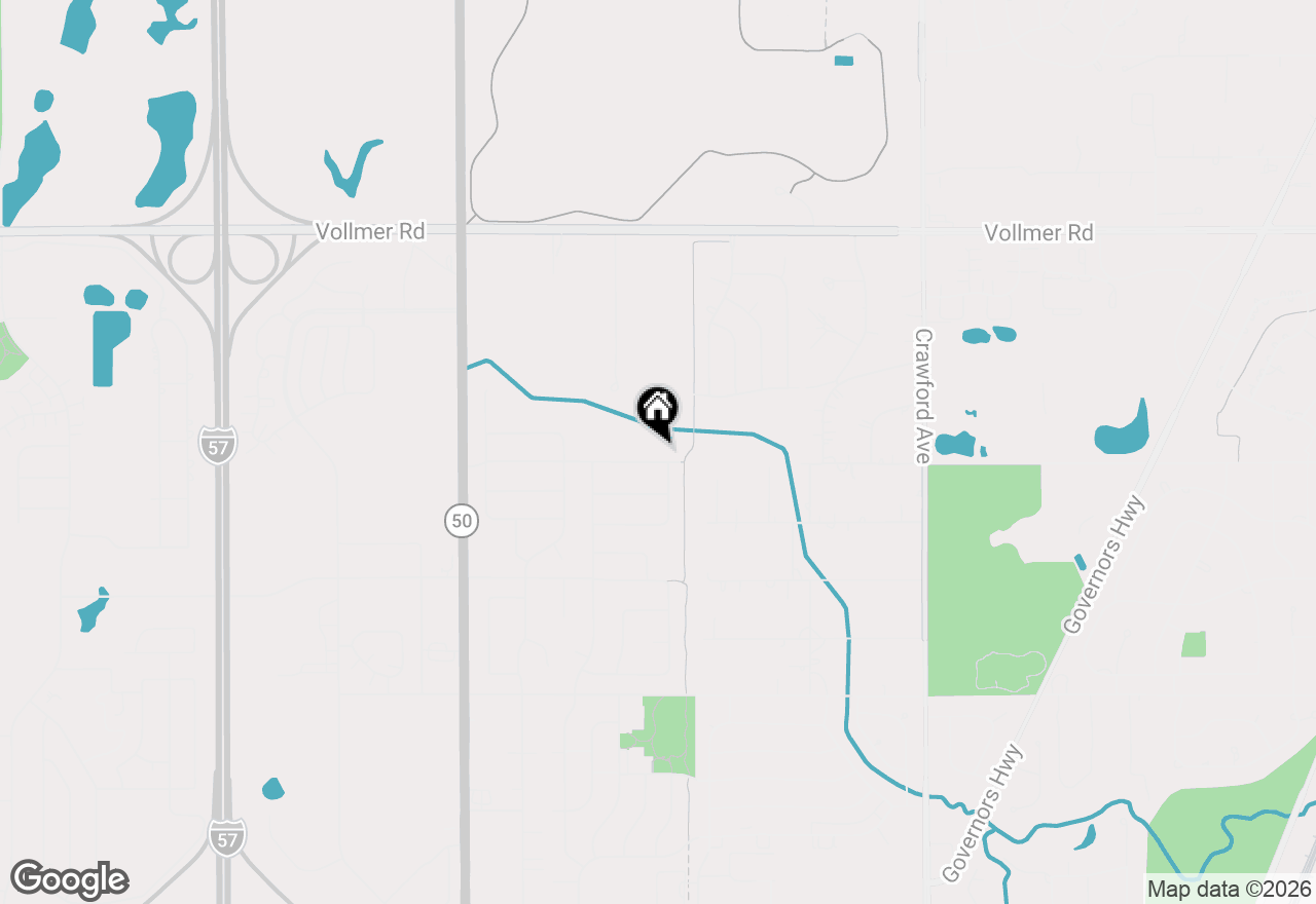 Map of 4500 203rd Street, Matteson, IL 60443