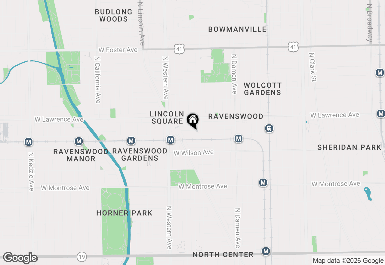 Map of 2230 W Leland Avenue, Chicago, IL 60625