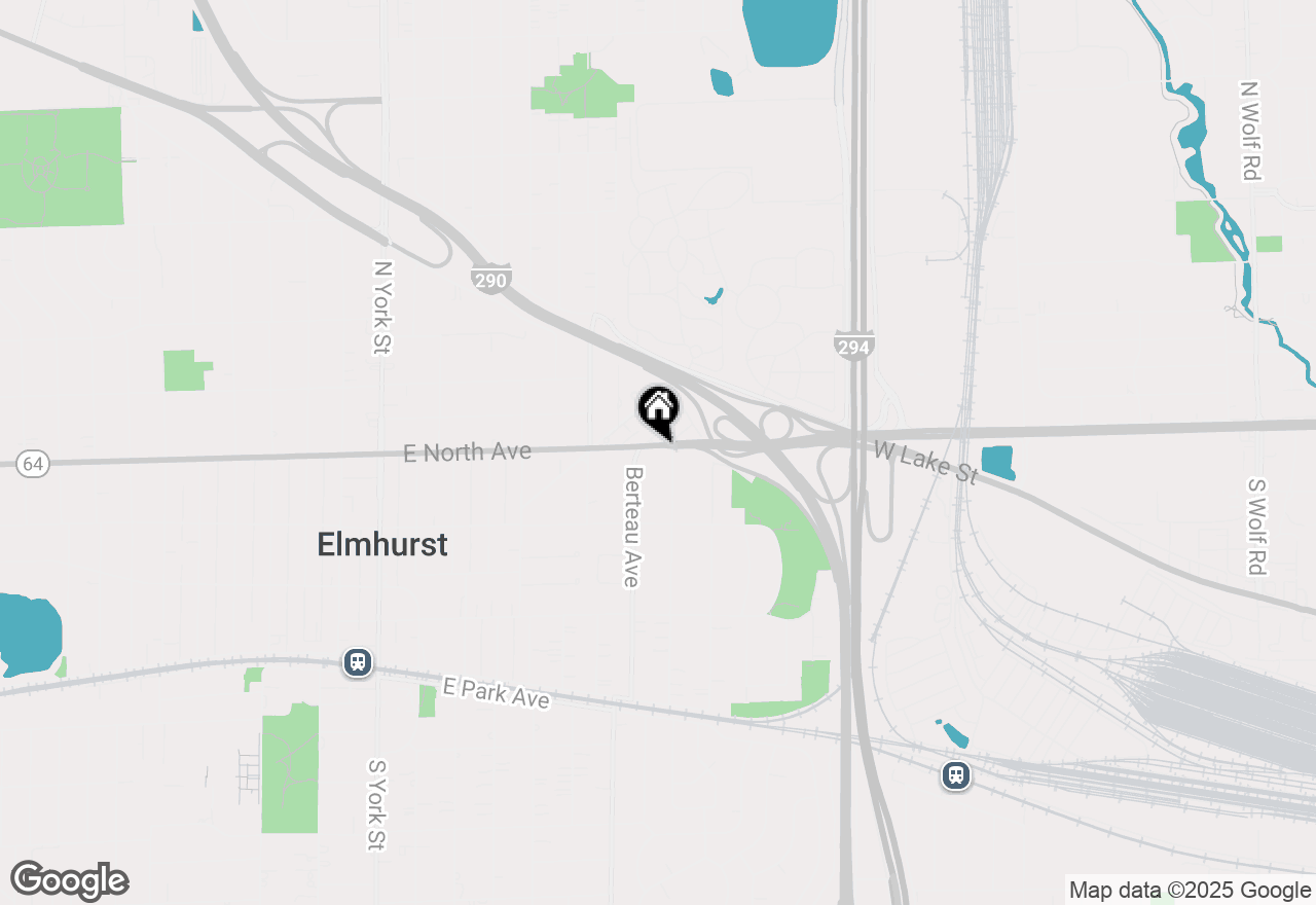 Map of 346 E North Avenue, Elmhurst, IL 60126