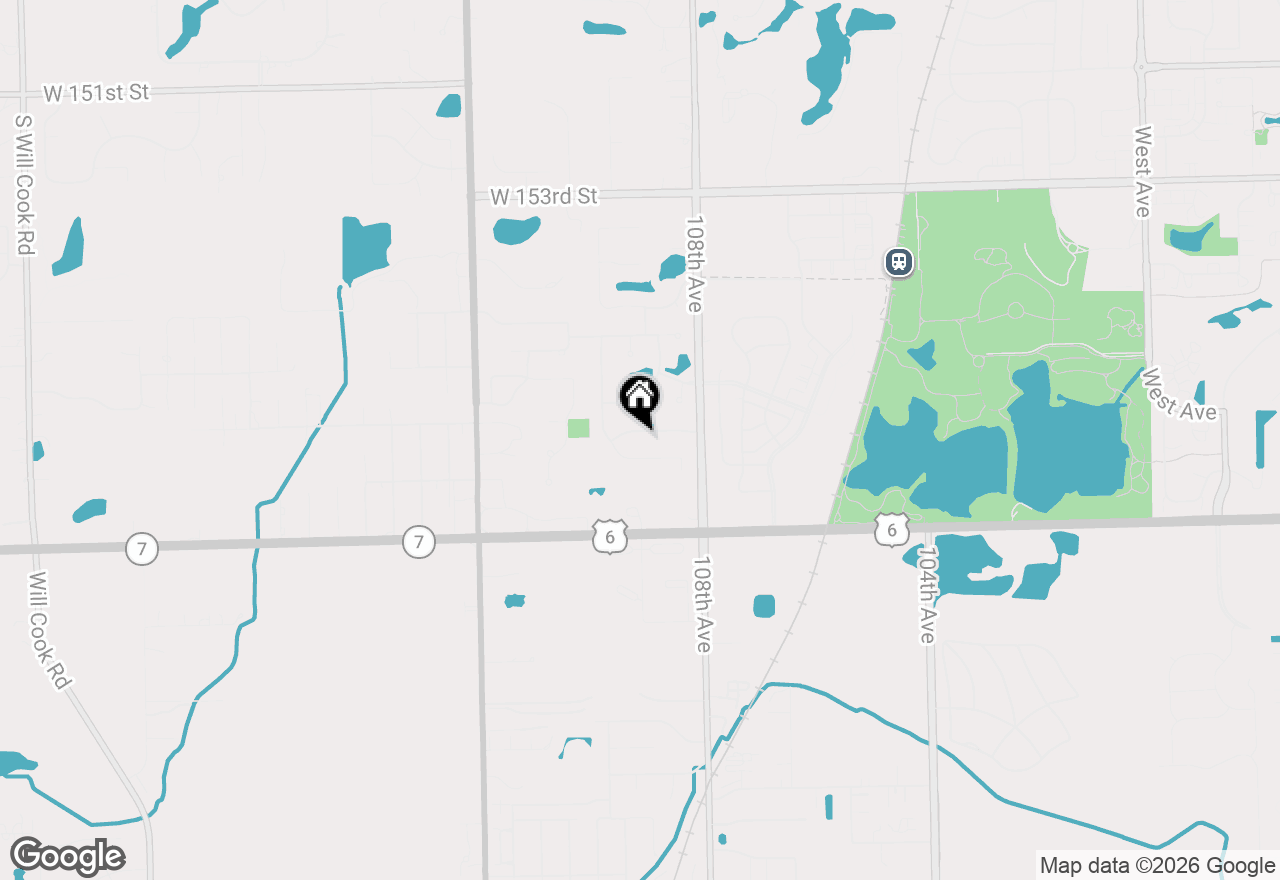 Map of 10903 Somer Lane, Orland Park, IL 60467