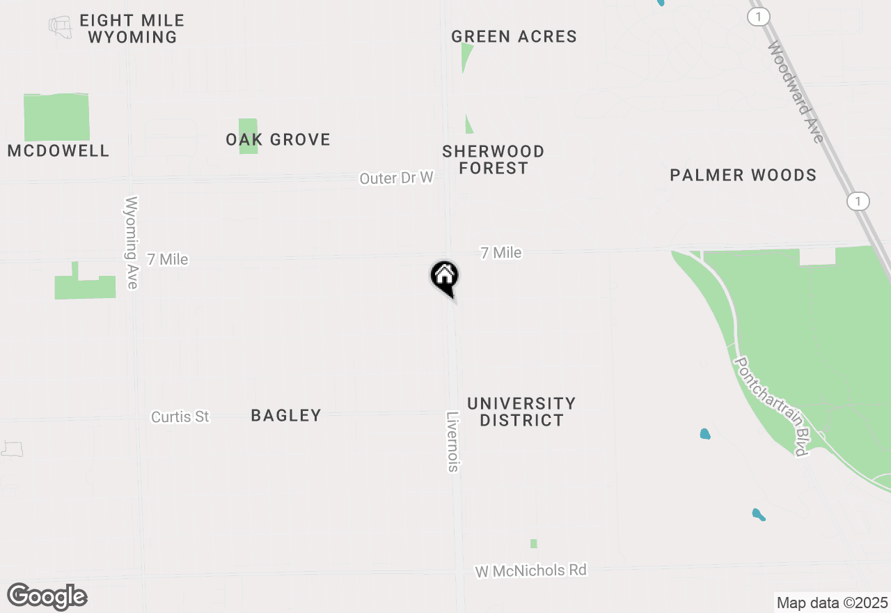 Map of 18685 Livernois Avenue, Detroit, MI 48221