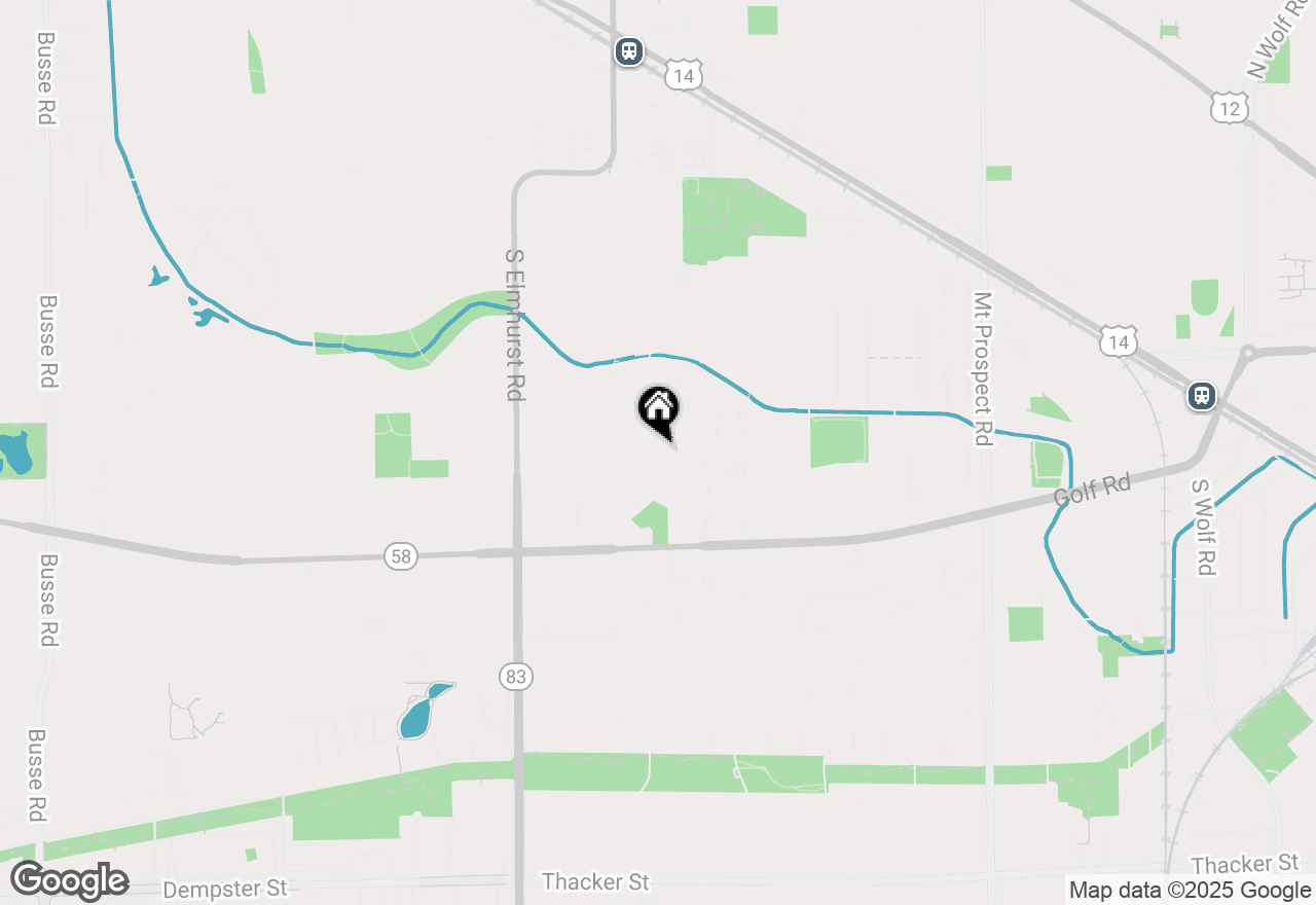 Map of 813 S Emerson Street, Mount Prospect, IL 60056