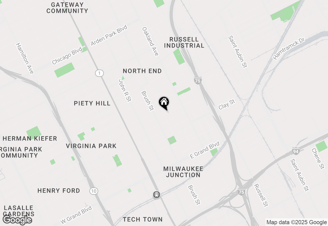 Map of 503 Mount Vernon Street, Detroit, MI 48202