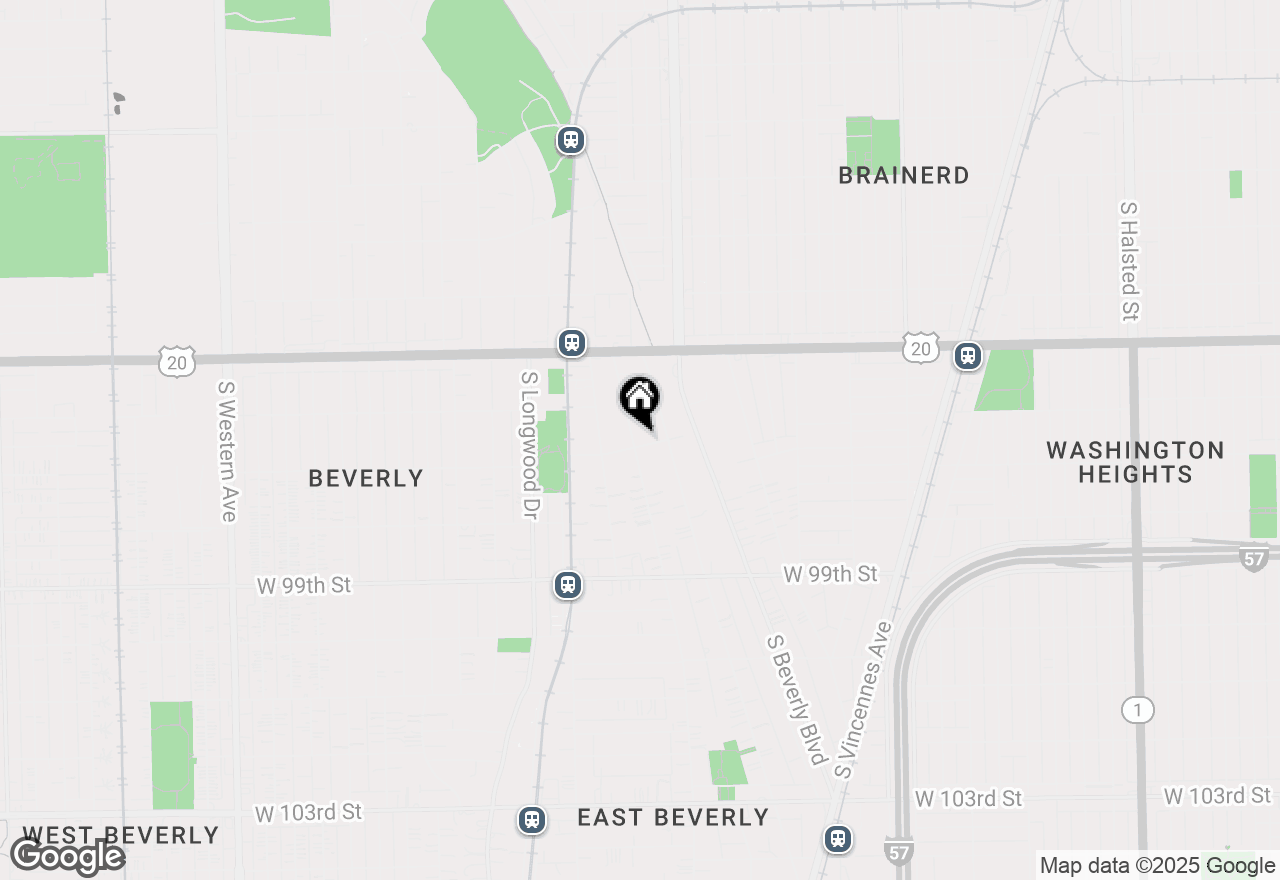 Map of 9633 S Prospect Avenue, Chicago, IL 60643