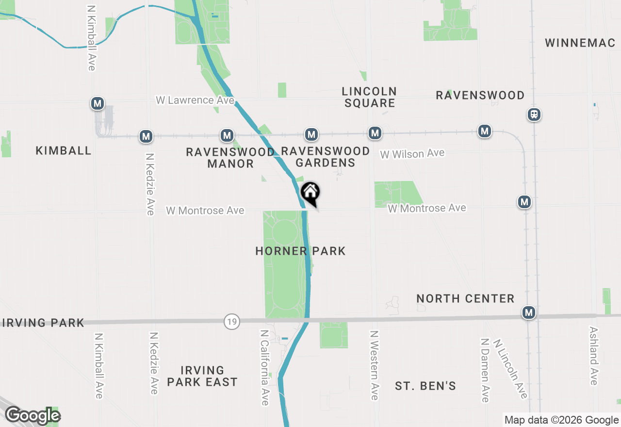 Map of 2583 W Montrose Avenue #1, Chicago, IL 60618