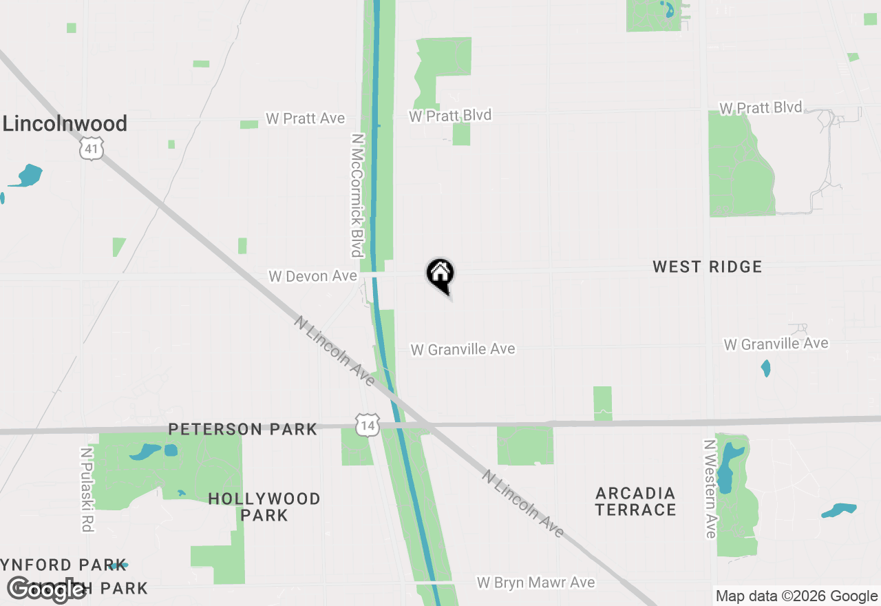 Map of 6311 N Albany Avenue #3A, Chicago, IL 60659