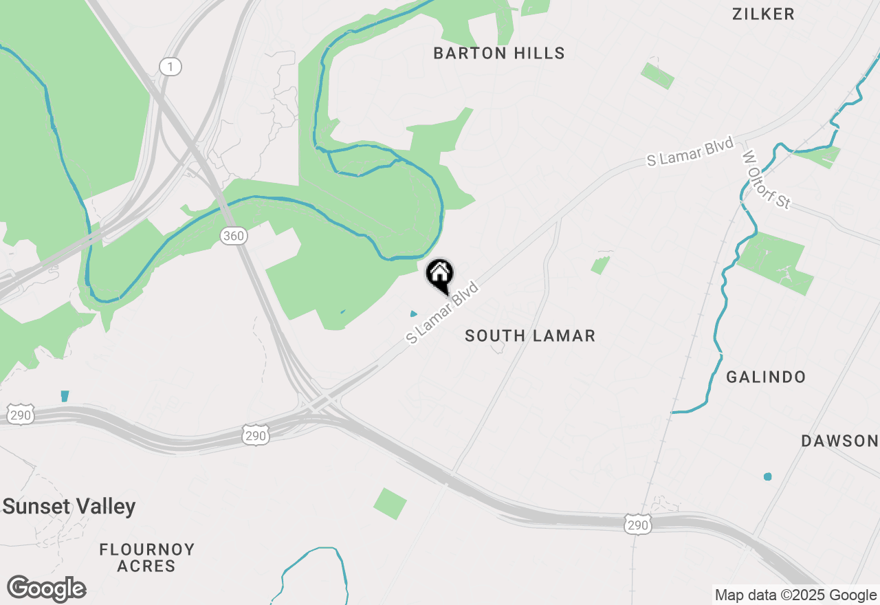 Map of 3600 S Lamar Blvd #110, Austin, TX 78704