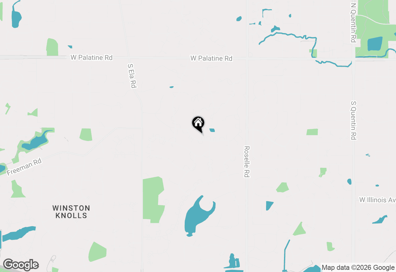 Map of 1712 Pheasant Trail, Inverness, IL 60067
