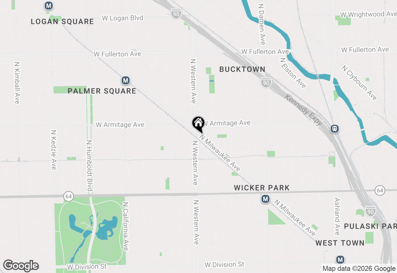 Map of 1920 N Milwaukee Avenue #502, Chicago, IL 60647