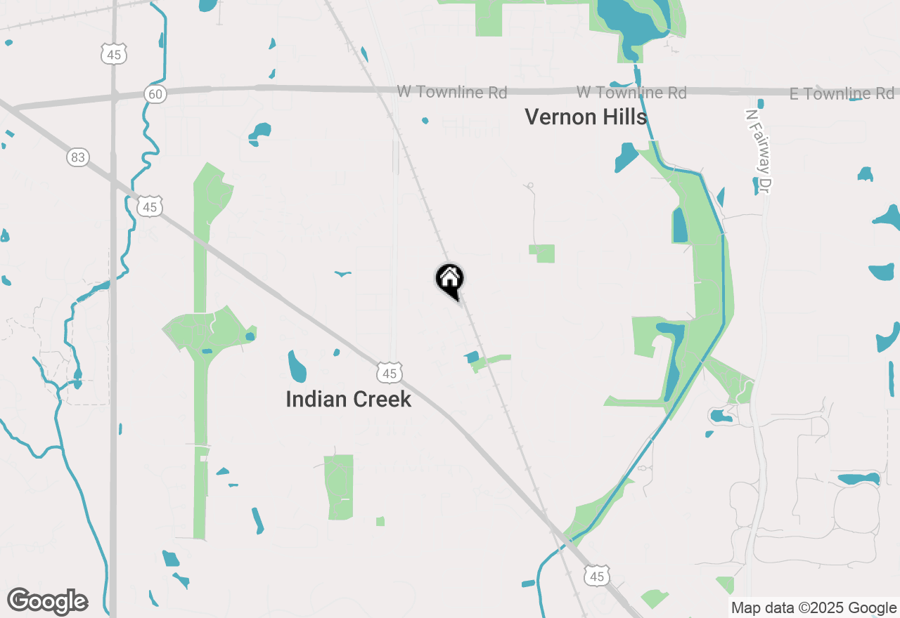 Map of 227 Harvest Court, Vernon Hills, IL 60061