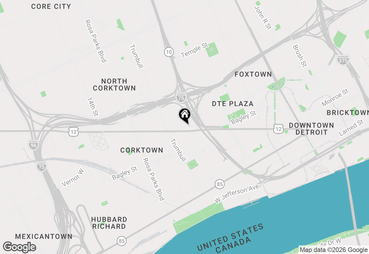 Map of 2003 Brooklyn Street #301, Detroit, MI 48226
