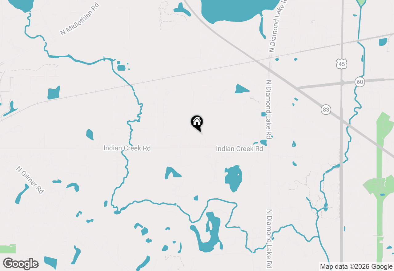 Map of 6856 Ellis Drive, Long Grove, IL 60047