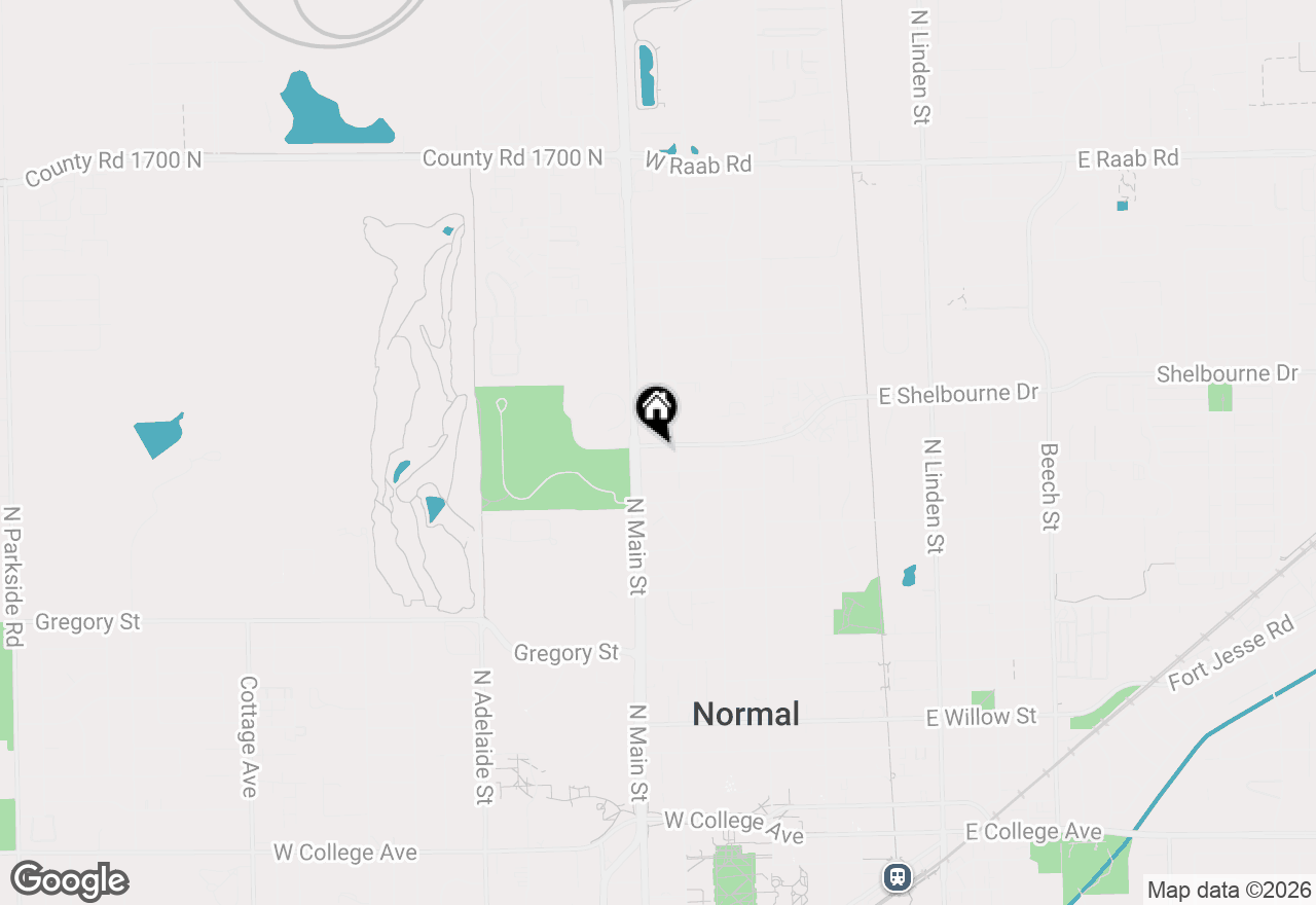 Map of 505 W Summit Street, Normal, IL 61761