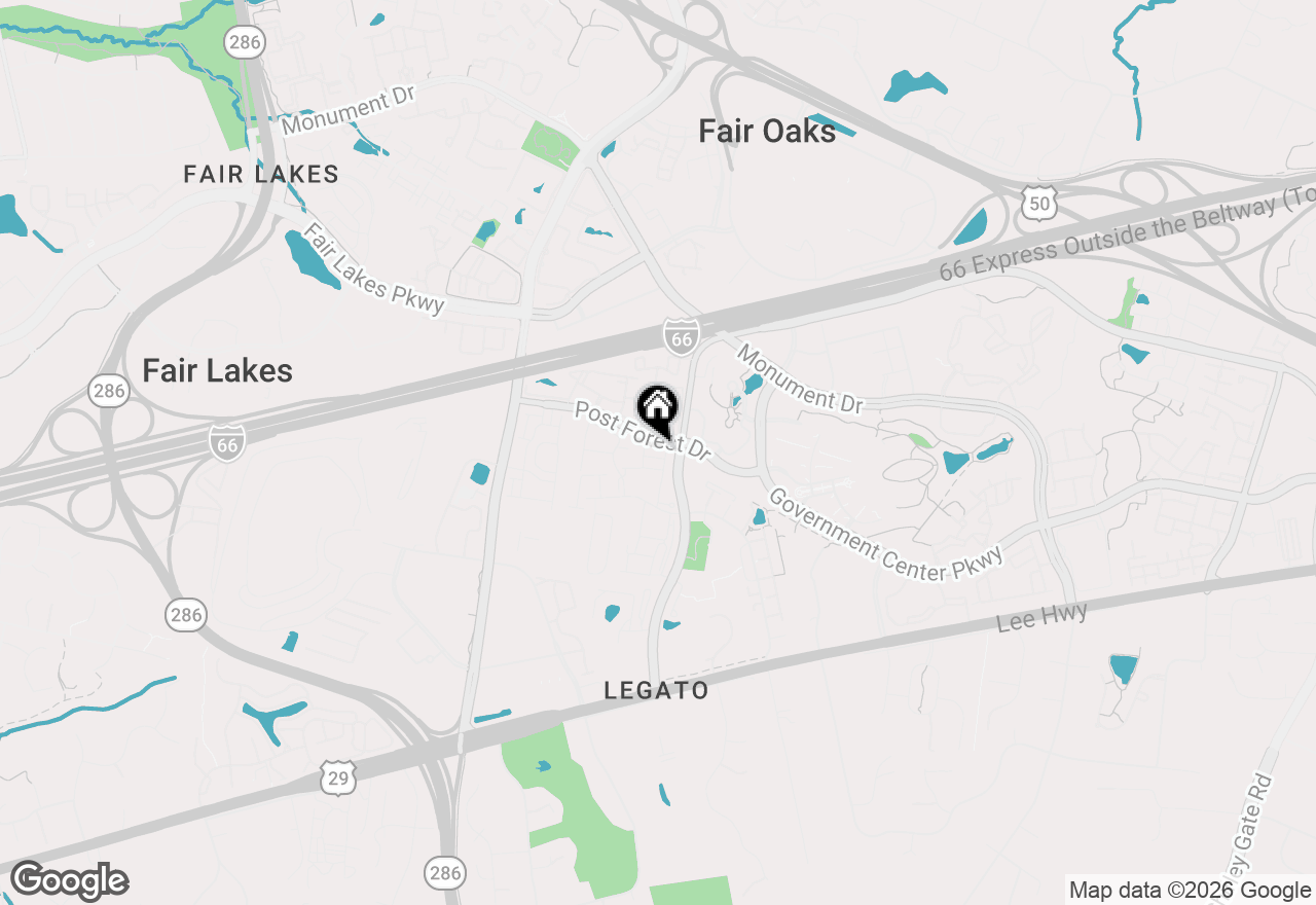 Map of 12100 Garden Grove Circle #303, Fairfax, VA 22030