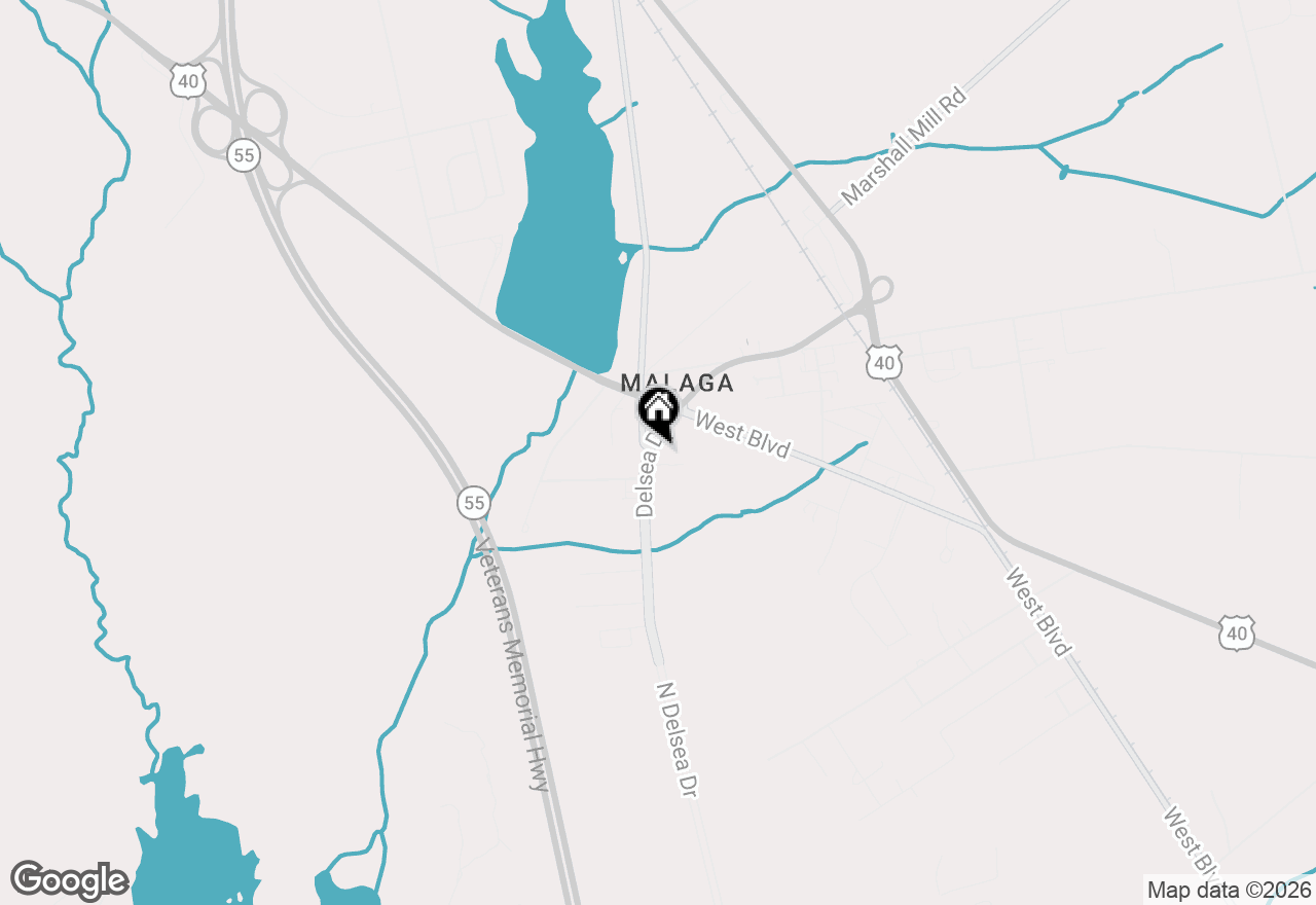 Map of 344 Delsea Drive, Malaga, NJ 08328