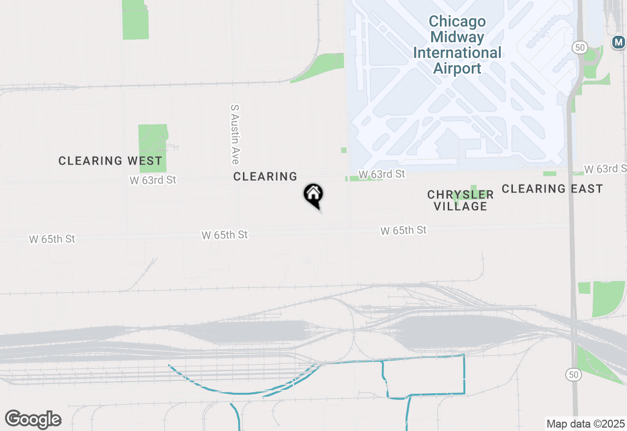 Map of 5716 W 64th Place, Chicago, IL 60638