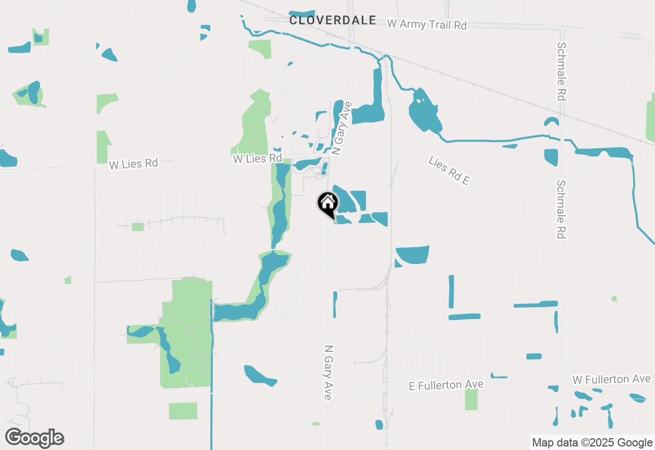 Map of 140 Klein Creek Court #1A, Carol Stream, IL 60188
