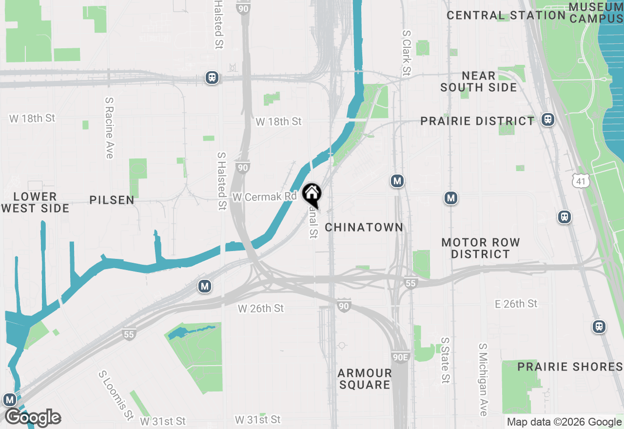 Map of 2252 S Canal Street #205, Chicago, IL 60616