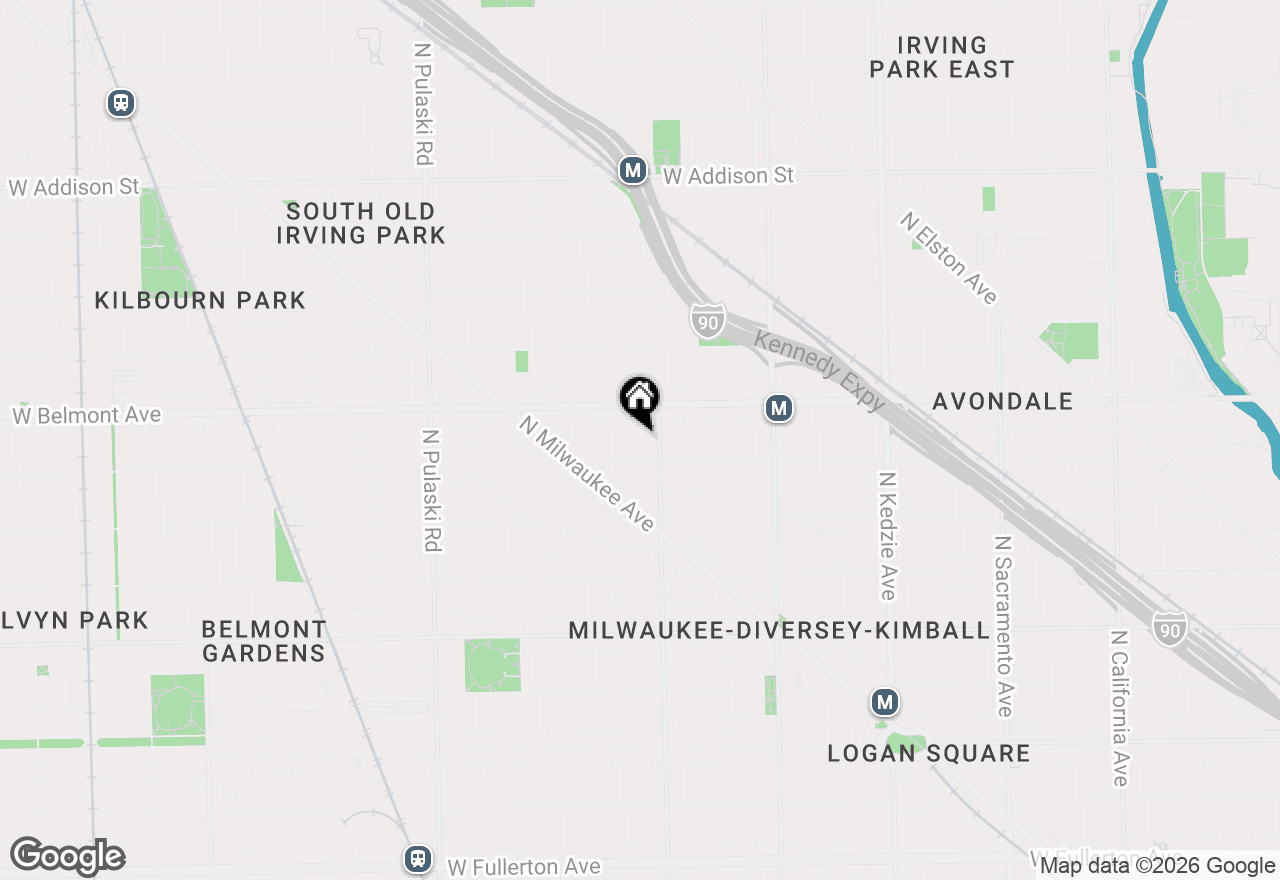 Map of 3121 N Monticello Avenue #1, Chicago, IL 60618