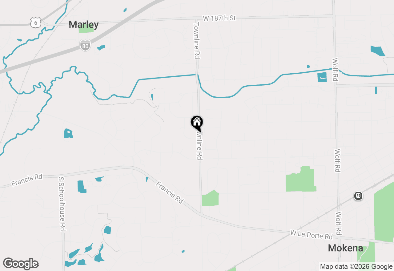 Map of 12002 Ashbrook Lane, Mokena, IL 60448