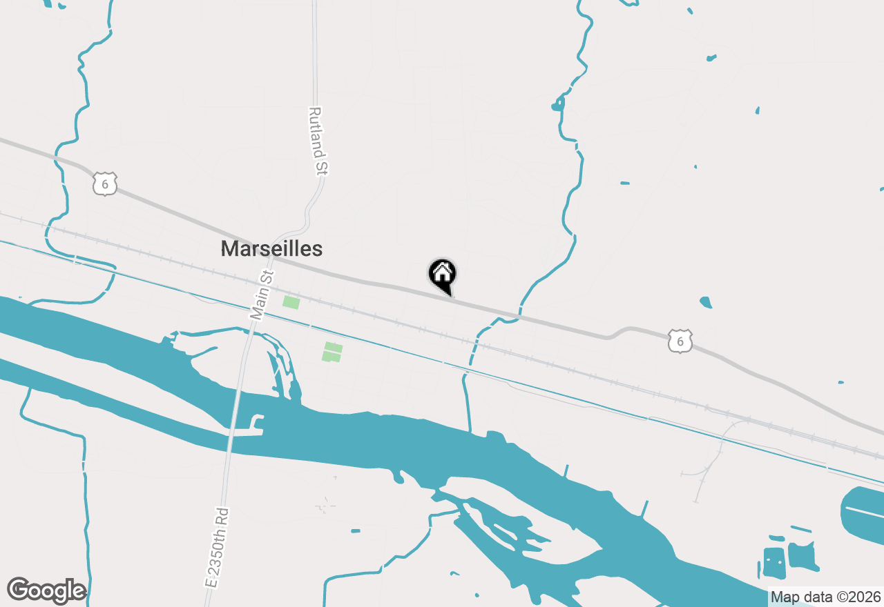 Map of 693 E Bluff Street, Marseilles, IL 61341