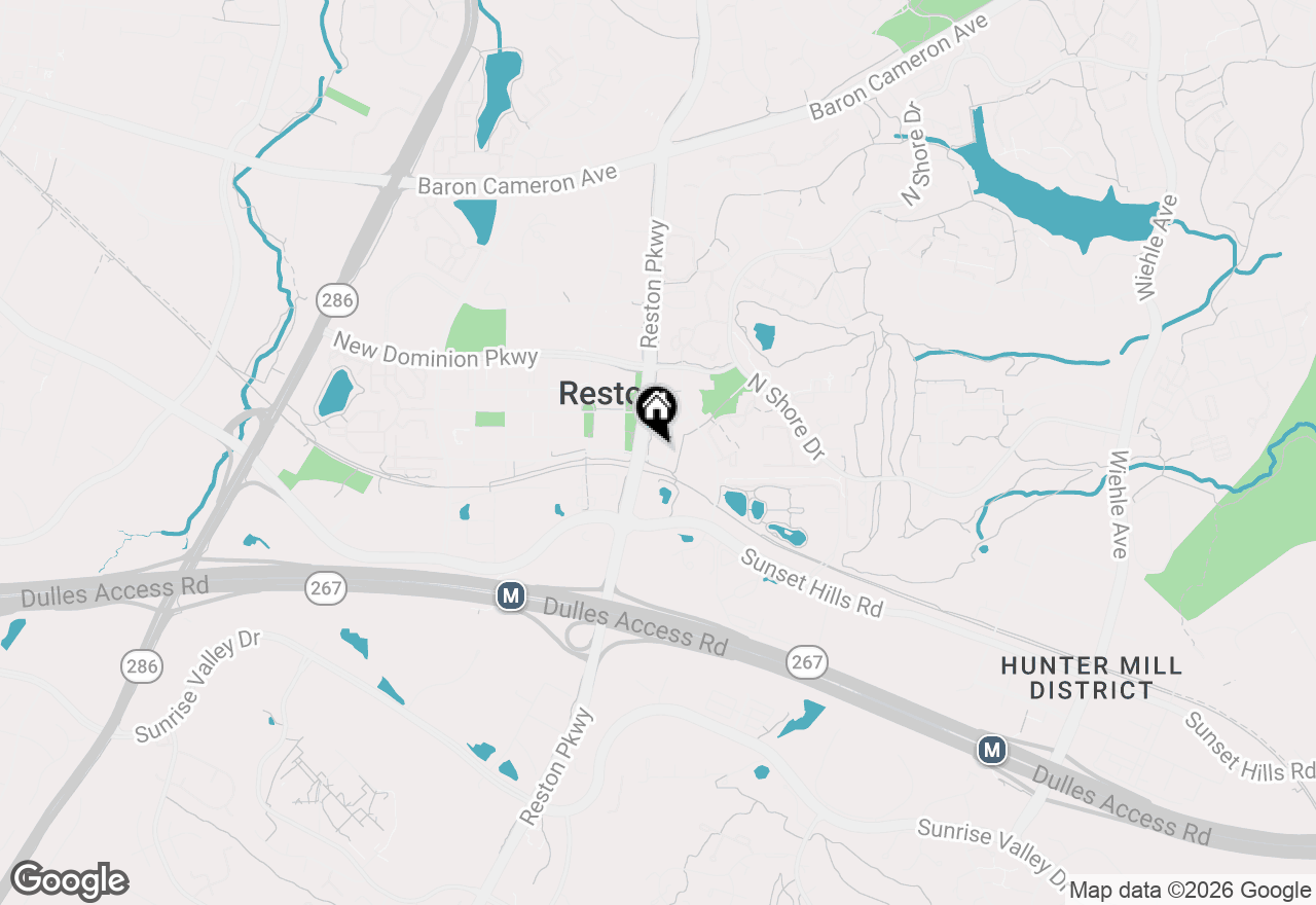 Map of 1860 Stratford Park Place #201, Reston, VA 20190
