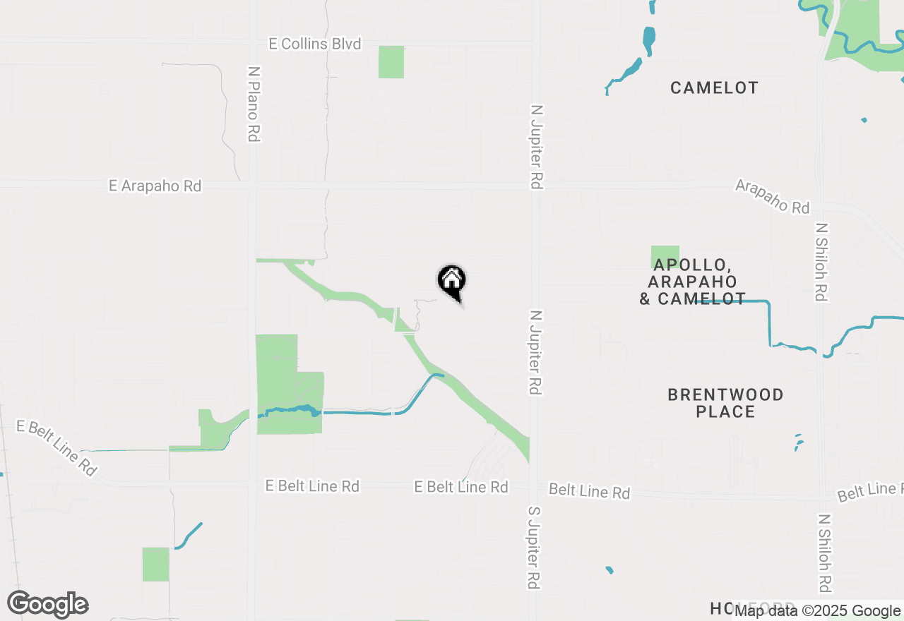 Map of 1905 Cornell Drive, Richardson, TX 75081