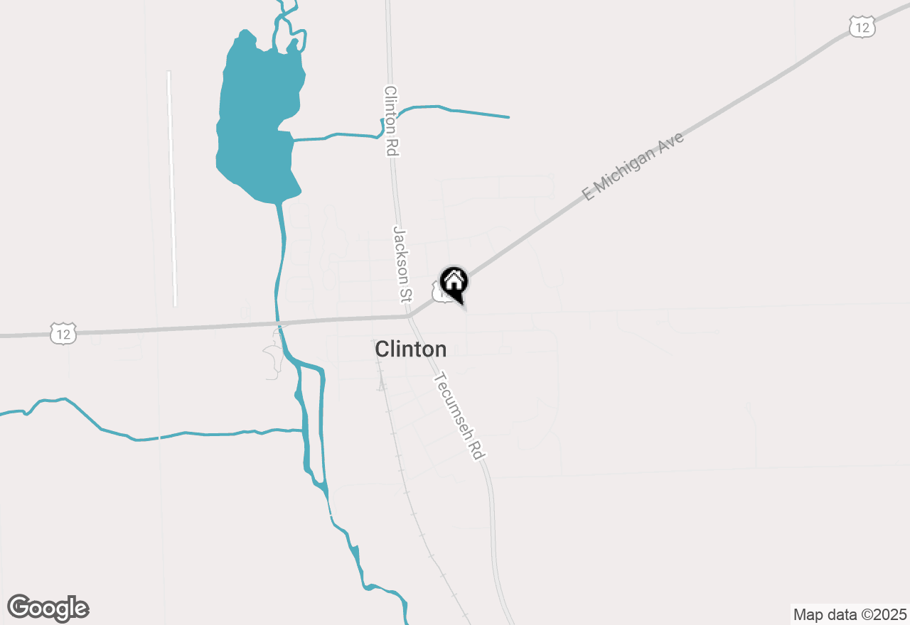 Map of 116 Currier Street, Clinton, MI 49236