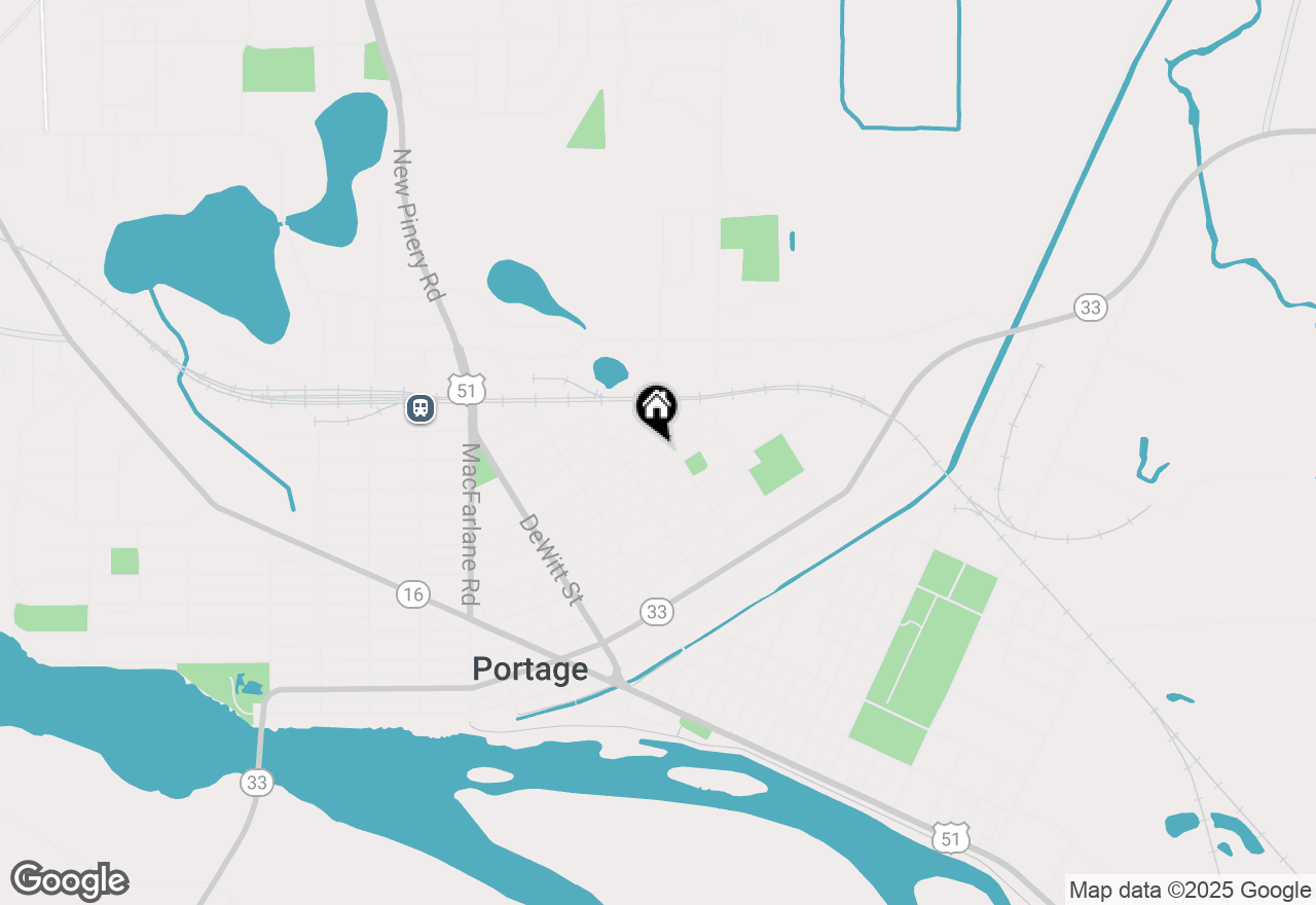 Map of 324 E Franklin Street, Portage, WI 53901