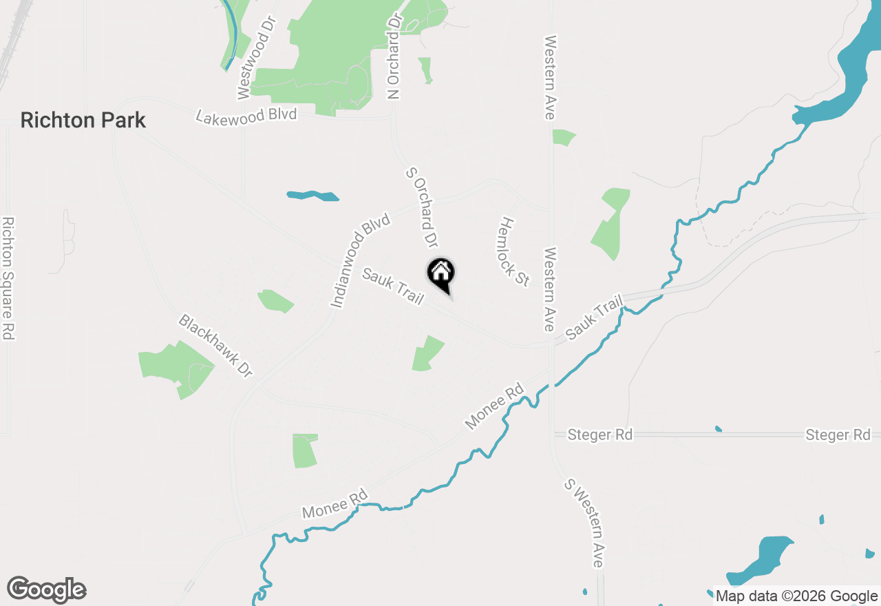 Map of 62 Sauk Trail, Park Forest, IL 60466