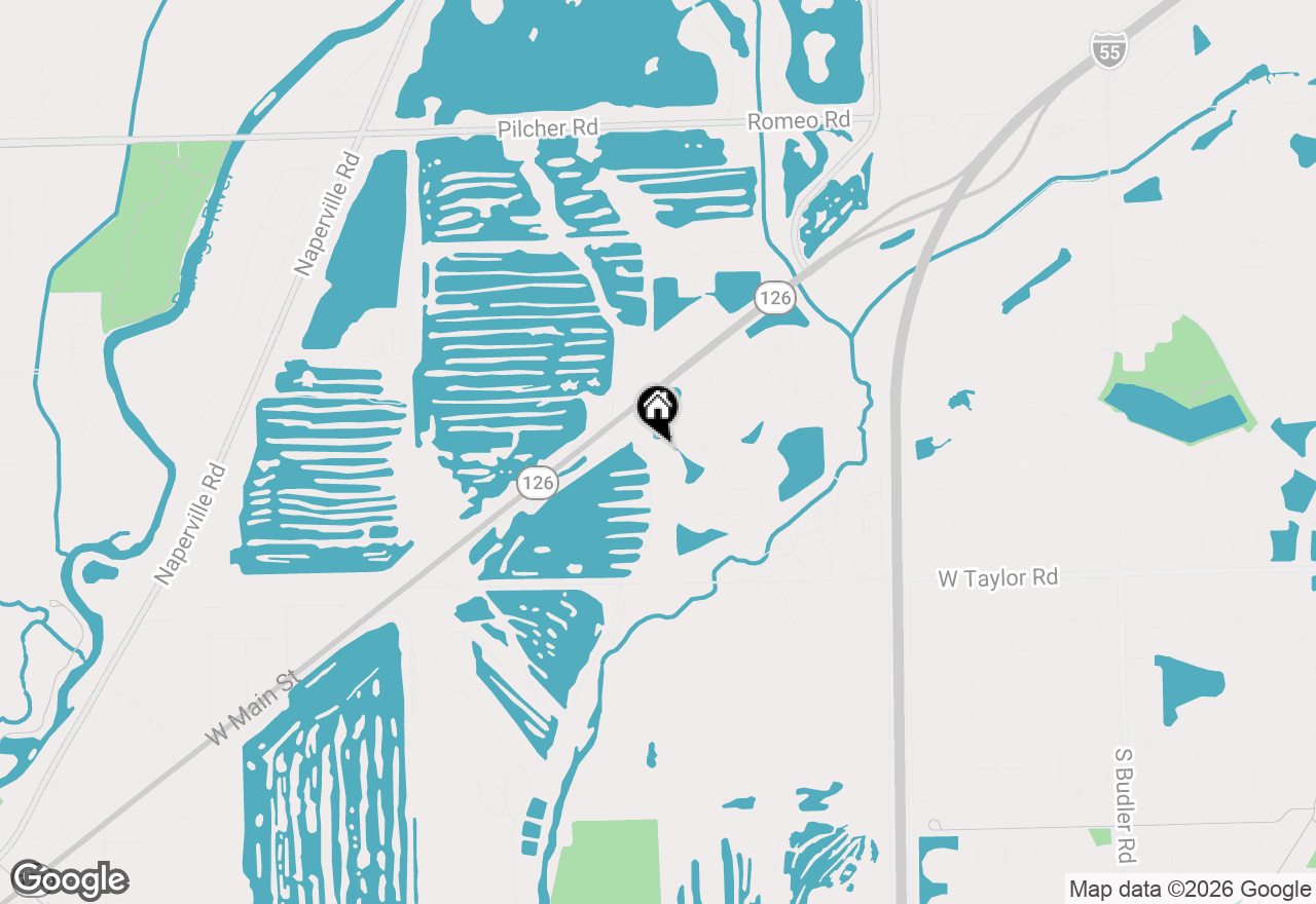 Map of 22660 Bass Lake Road, Plainfield, IL 60544