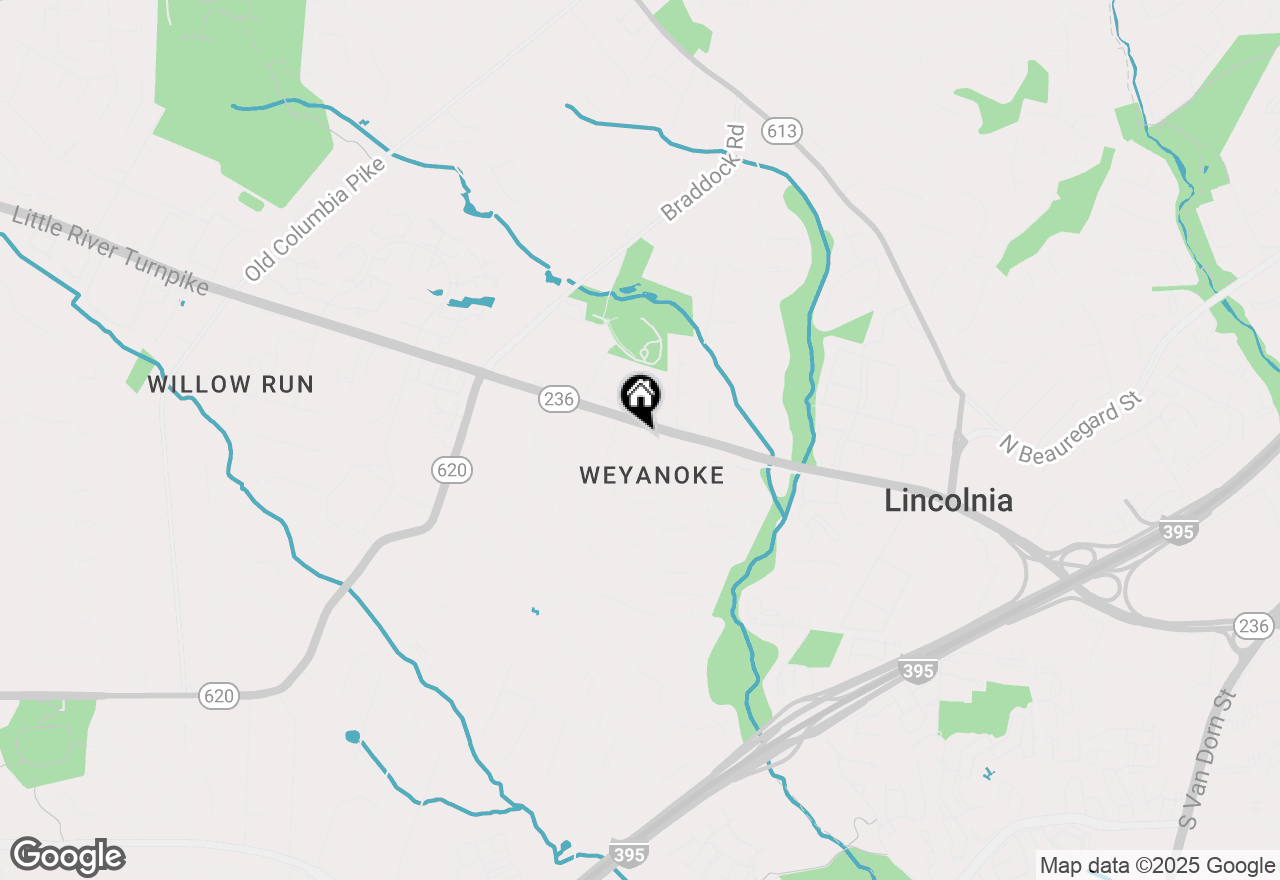 Map of 6489 Little River Turnpike #6489A, B, C, & D, Alexandria, VA 22312