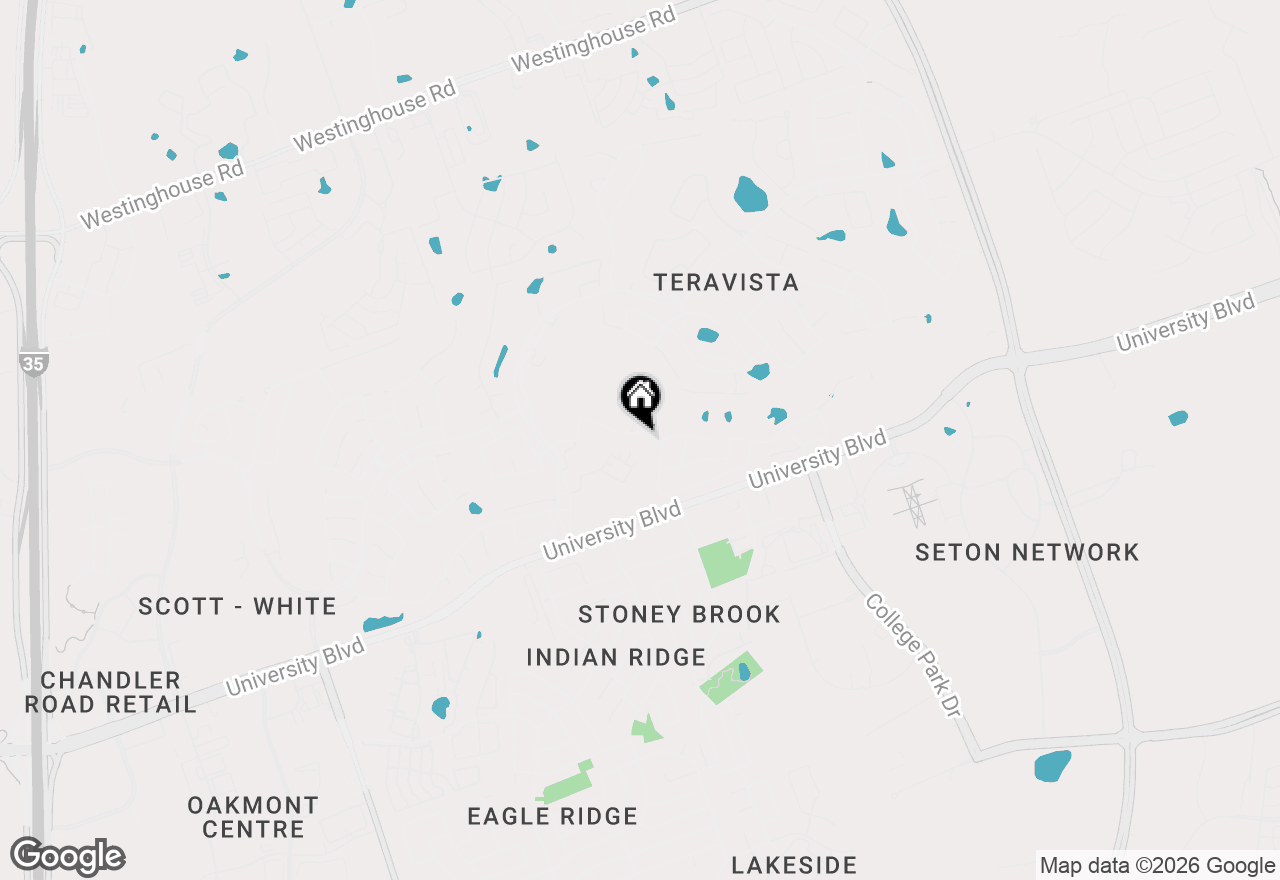 Map of 1609 Hidden Springs Path, Round Rock, TX 78665