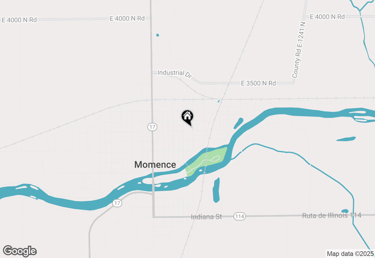Map of 412 E 4th Street, Momence, IL 60954