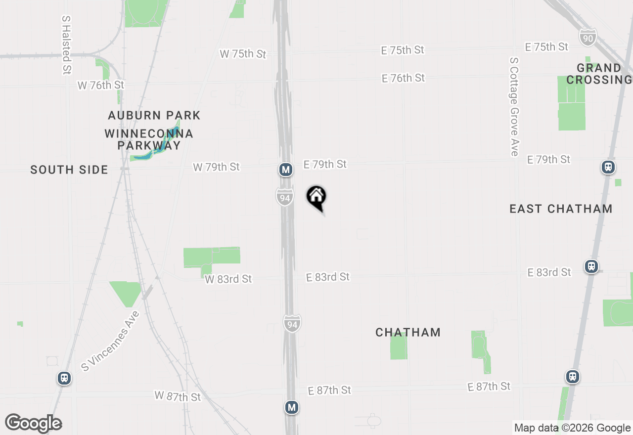 Map of 8055 S Wabash Avenue, Chicago, IL 60619