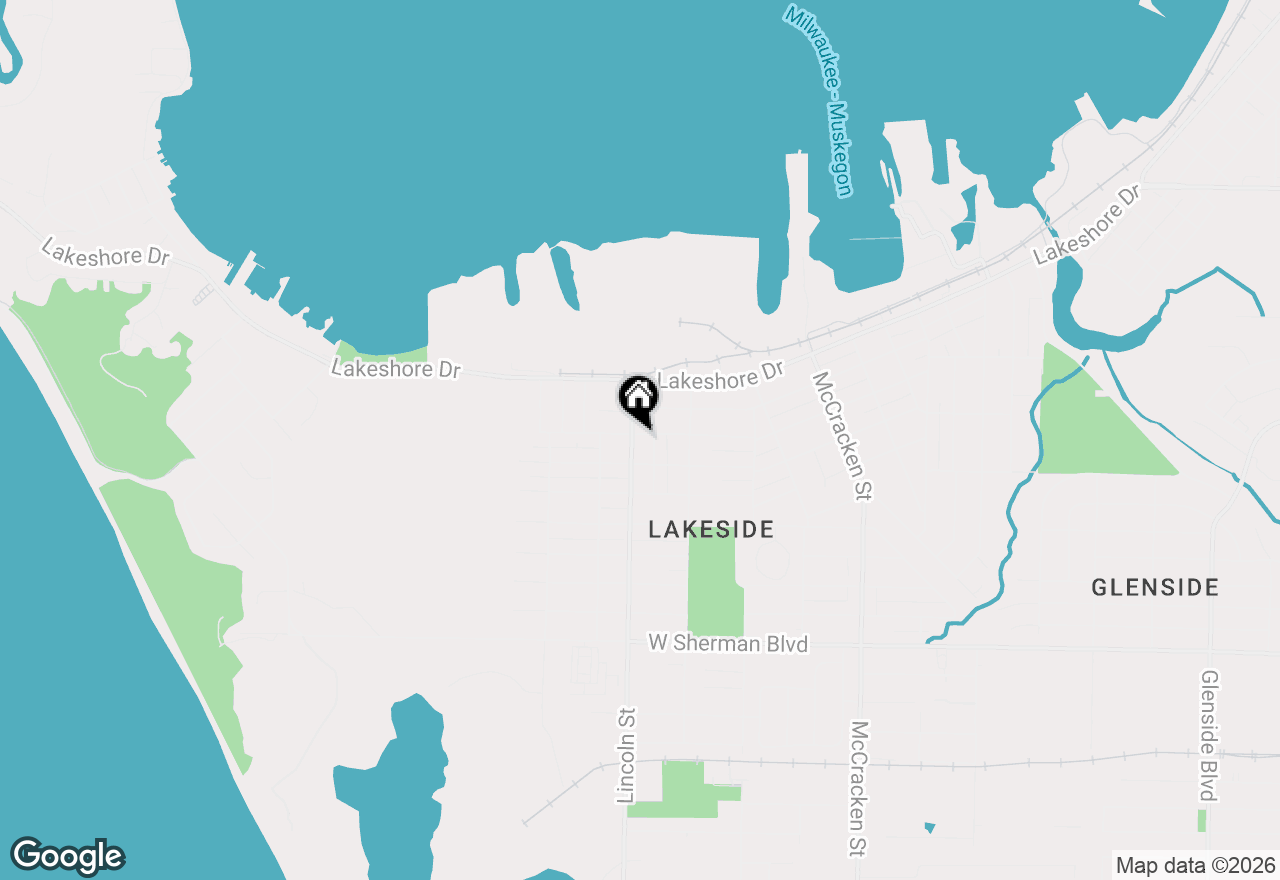 Map of 2258 Lincoln Street, Muskegon, MI 49441