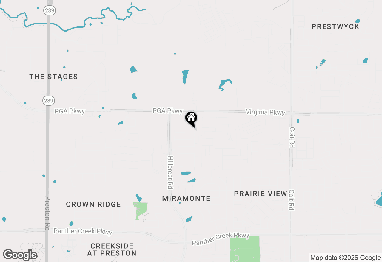 Map of 11182 Ortega Street, Frisco, TX 75035