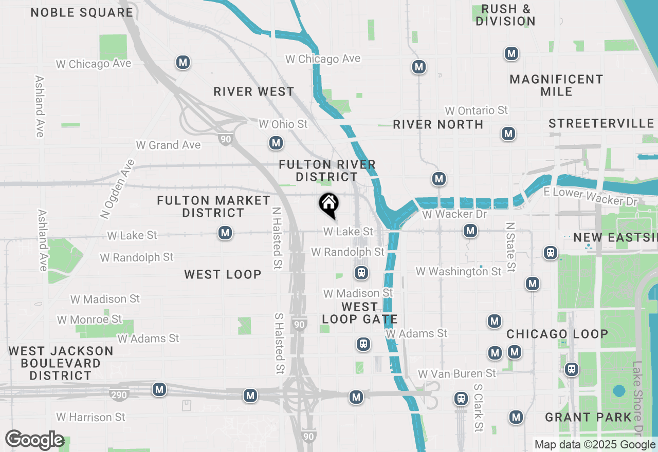 Map of 200 N Jefferson Street #1608, Chicago, IL 60661
