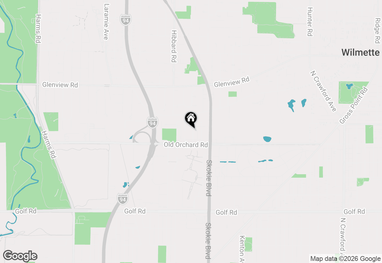 Map of 10042 Lamon Avenue, Skokie, IL 60077
