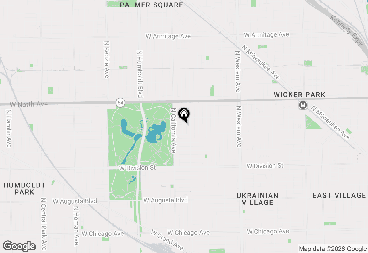 Map of 1429 N Fairfield Avenue, Chicago, IL 60622