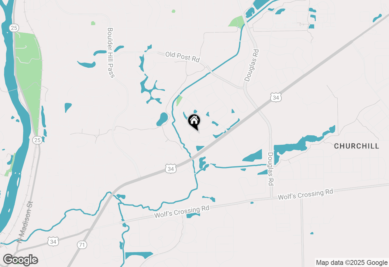 Map of 350 Cascade Lane, Oswego, IL 60543