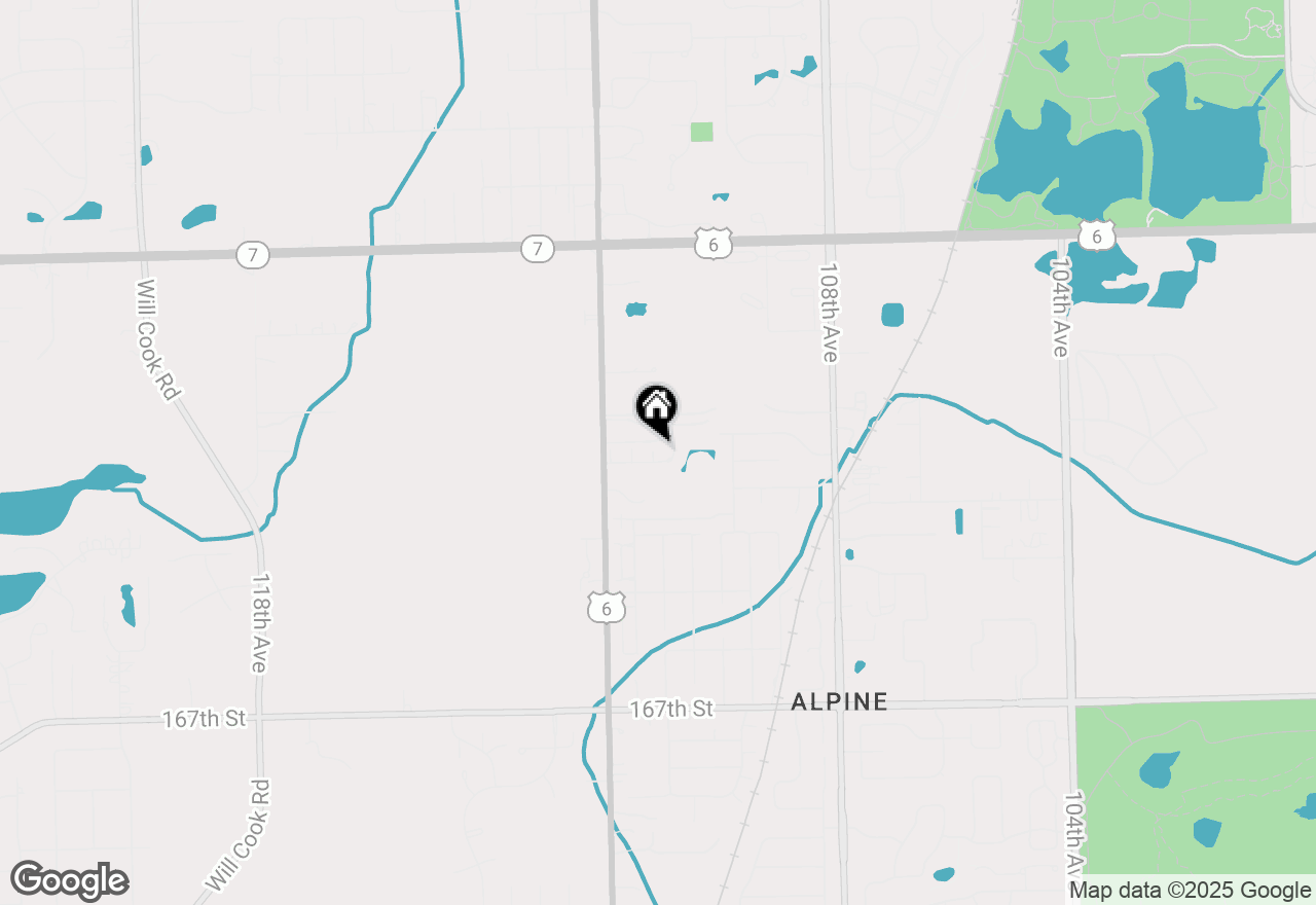 Map of 11104 Karen Drive, Orland Park, IL 60467